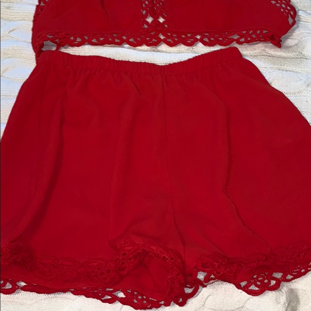 Prettylittlething Red Set - image 3